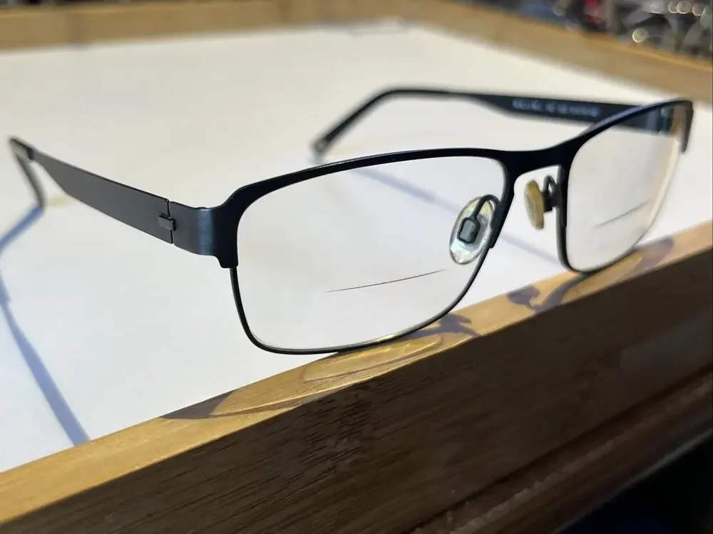 KLIIK DENMARK 561 432 BLACK Gray AUTHENTIC EYEGLASSES 51-15 Metal Frames Only